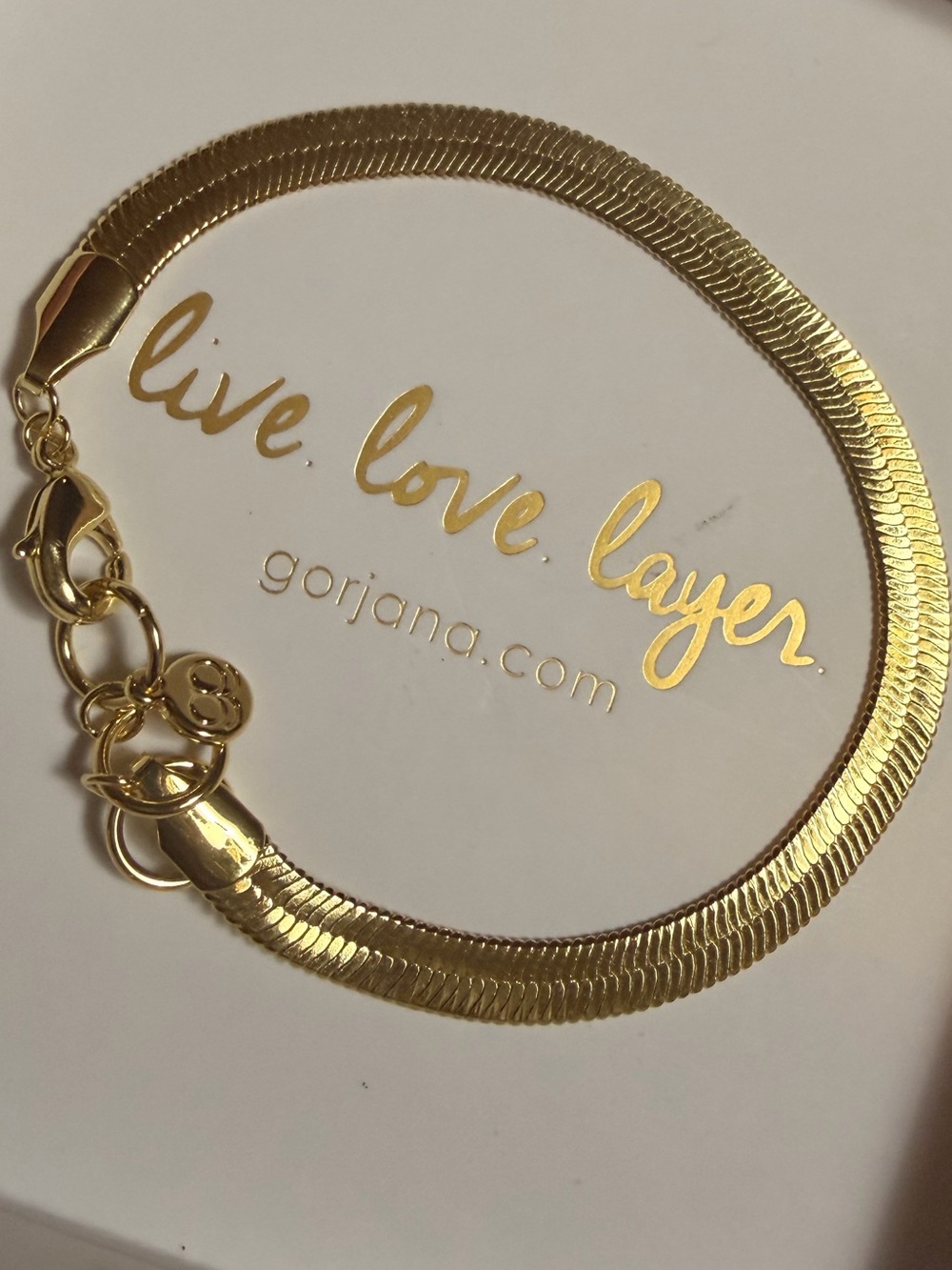 Gorjana Venice Gold Herringbone Bracelet